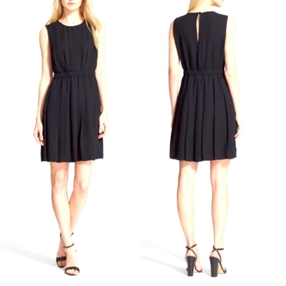 Kate Spade Pleated Crepe Dress. Please See Measurements, Fits Smaller